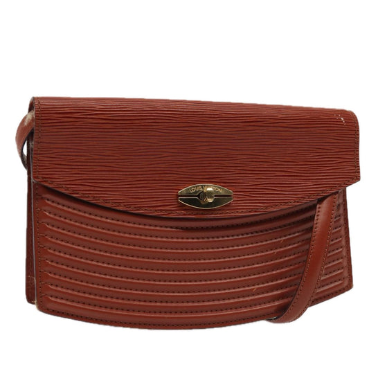 Louis Vuitton Presbourg Brown Leather Shoulder Bag