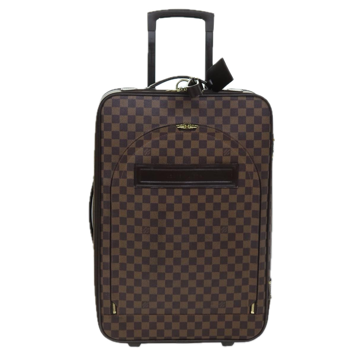 Louis Vuitton Pégase Valise Légère 55 Business Brown Canvas Travel Bag