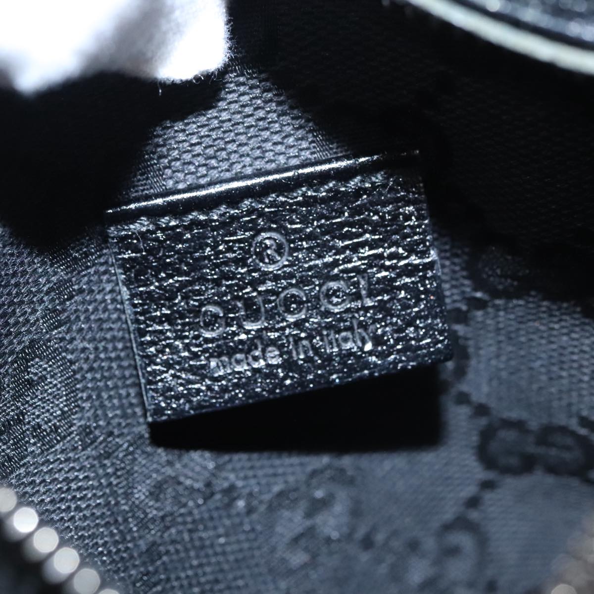 Gucci Black Canvas Shoulder Bag