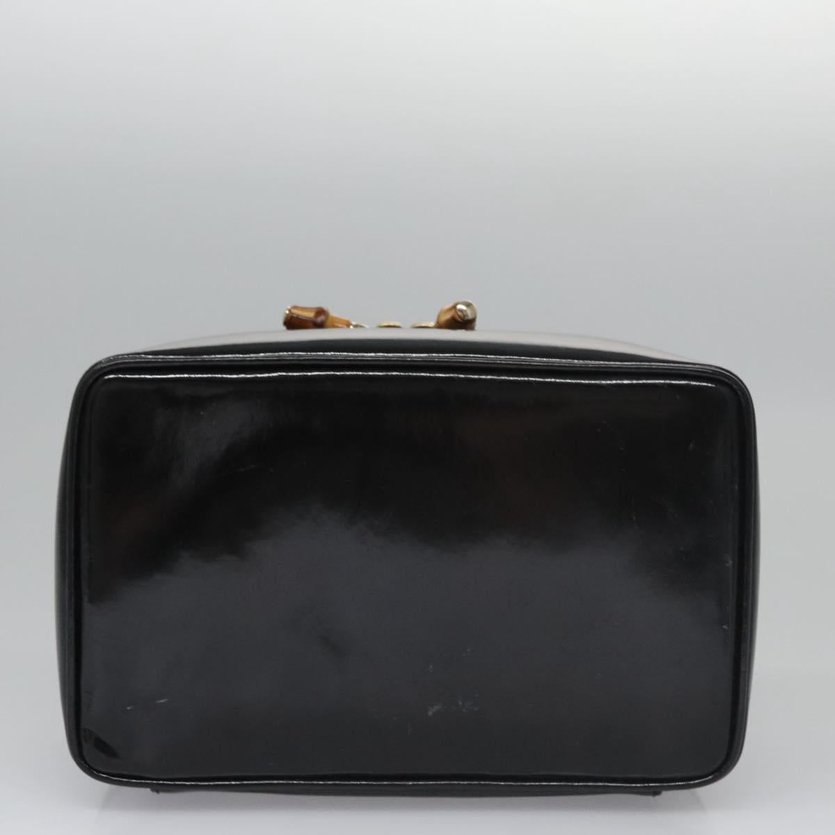 Gucci Black Patent Leather Handbag