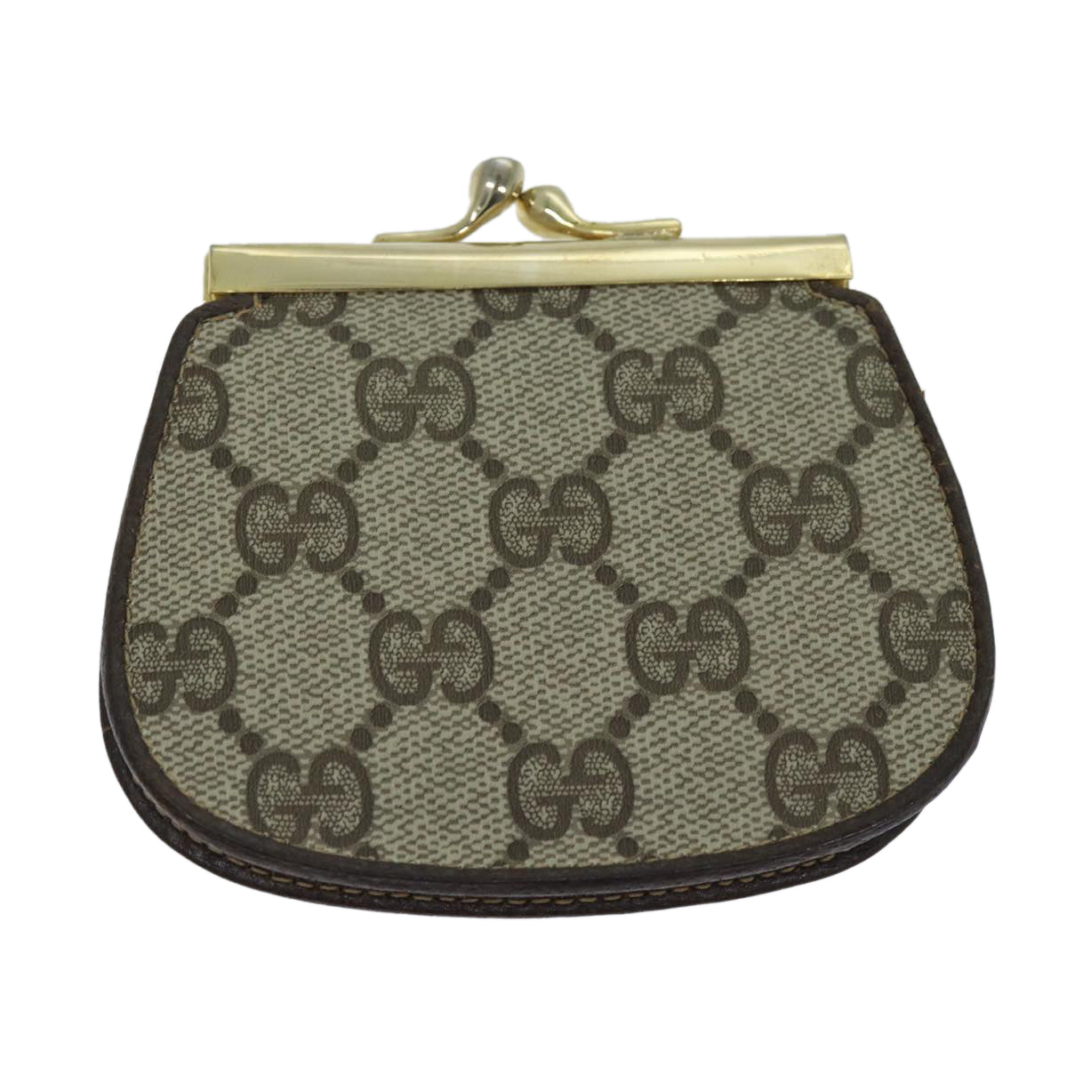Gucci Gg Pattern Beige Canvas Wallet
