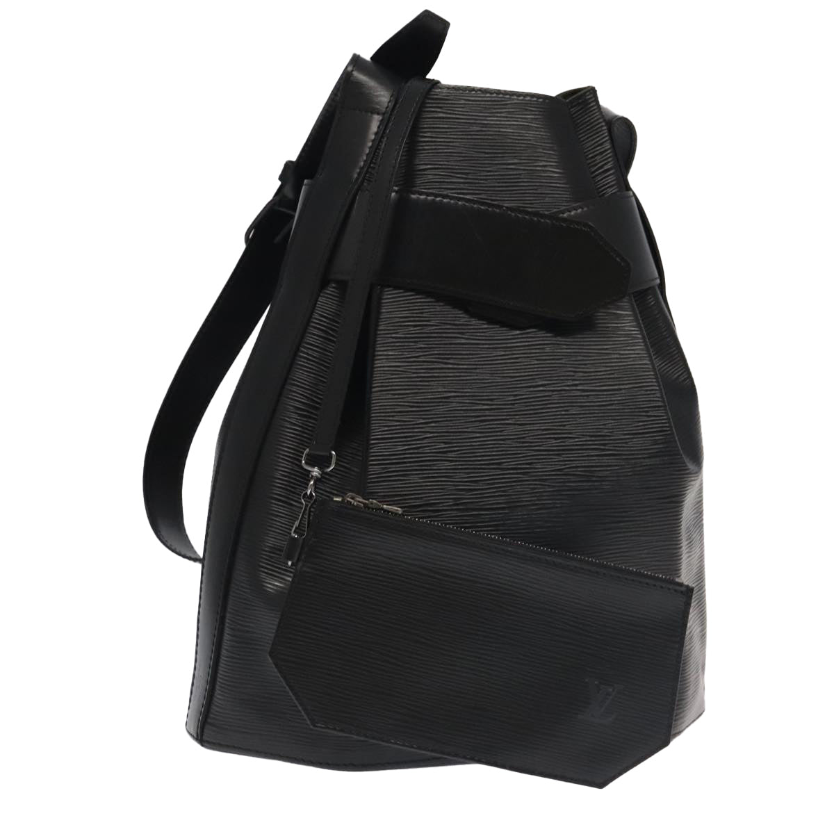 Louis Vuitton Sac D'épaule Black Leather Shoulder Bag