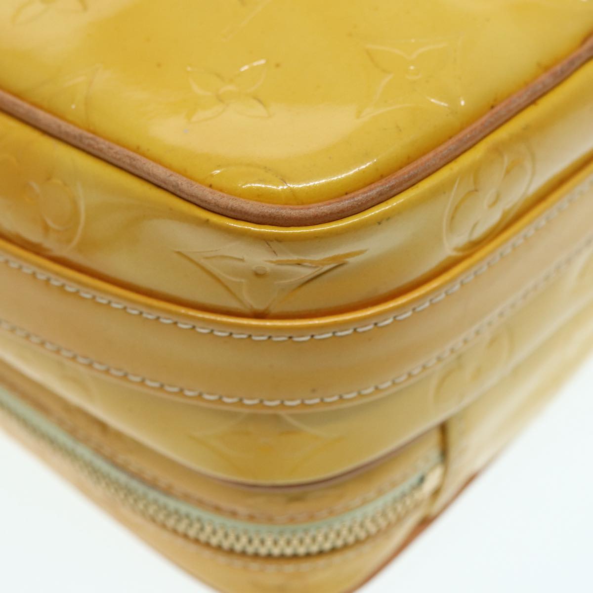 Louis Vuitton Wooster Yellow Patent Leather Shoulder Bag