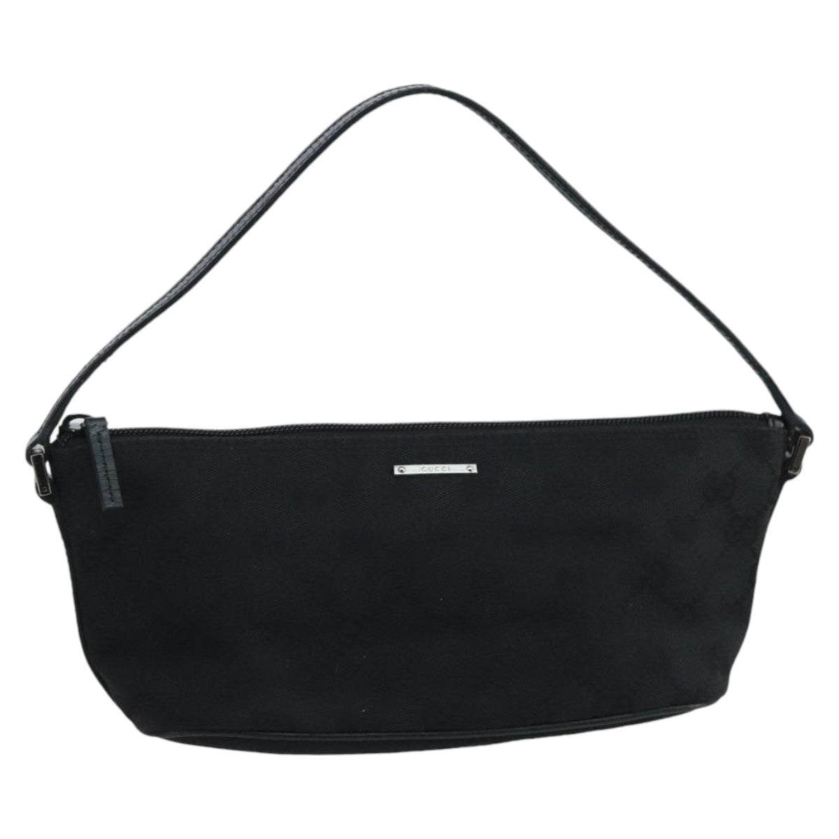 Gucci Black Canvas Clutch Bag ()
