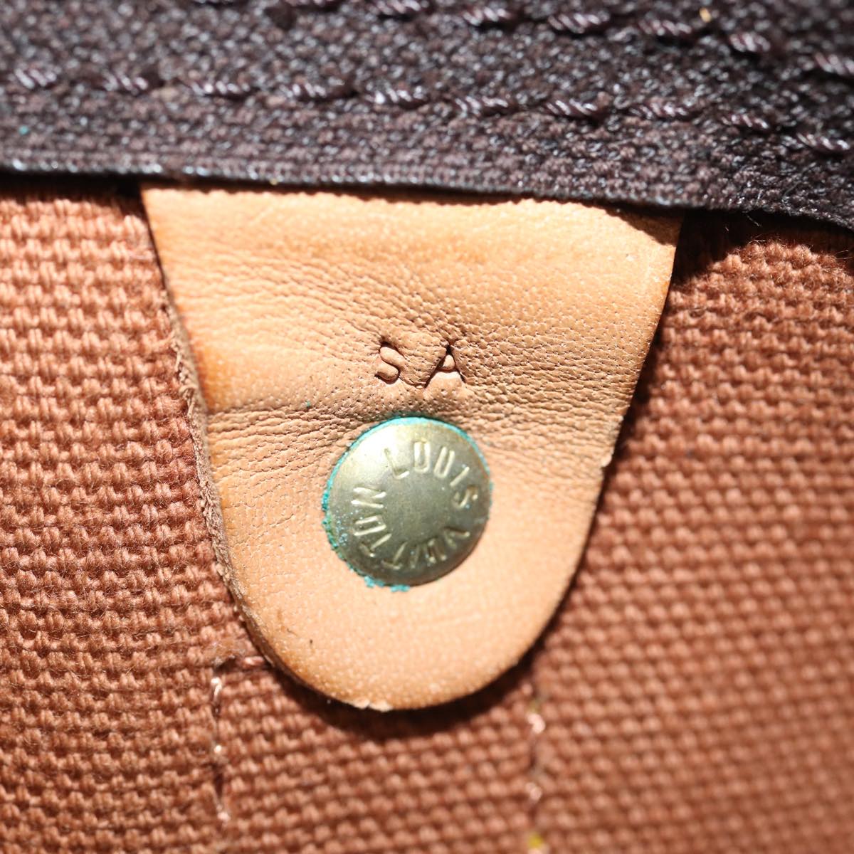 Louis Vuitton Keepall 60 Brown Canvas Travel Bag