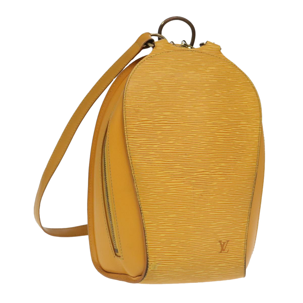 Louis Vuitton Mabillon Yellow Leather Backpack Bag