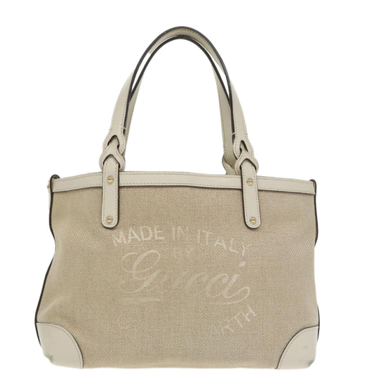 Gucci Beige Canvas Tote Bag ()
