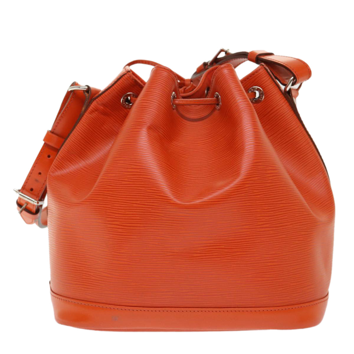 Louis Vuitton Petit Noé Orange Leather Shoulder Bag