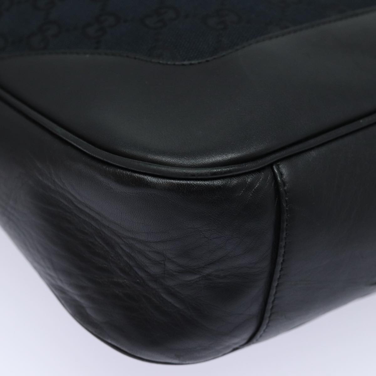 Gucci Marmont Gm Black Canvas Handbag