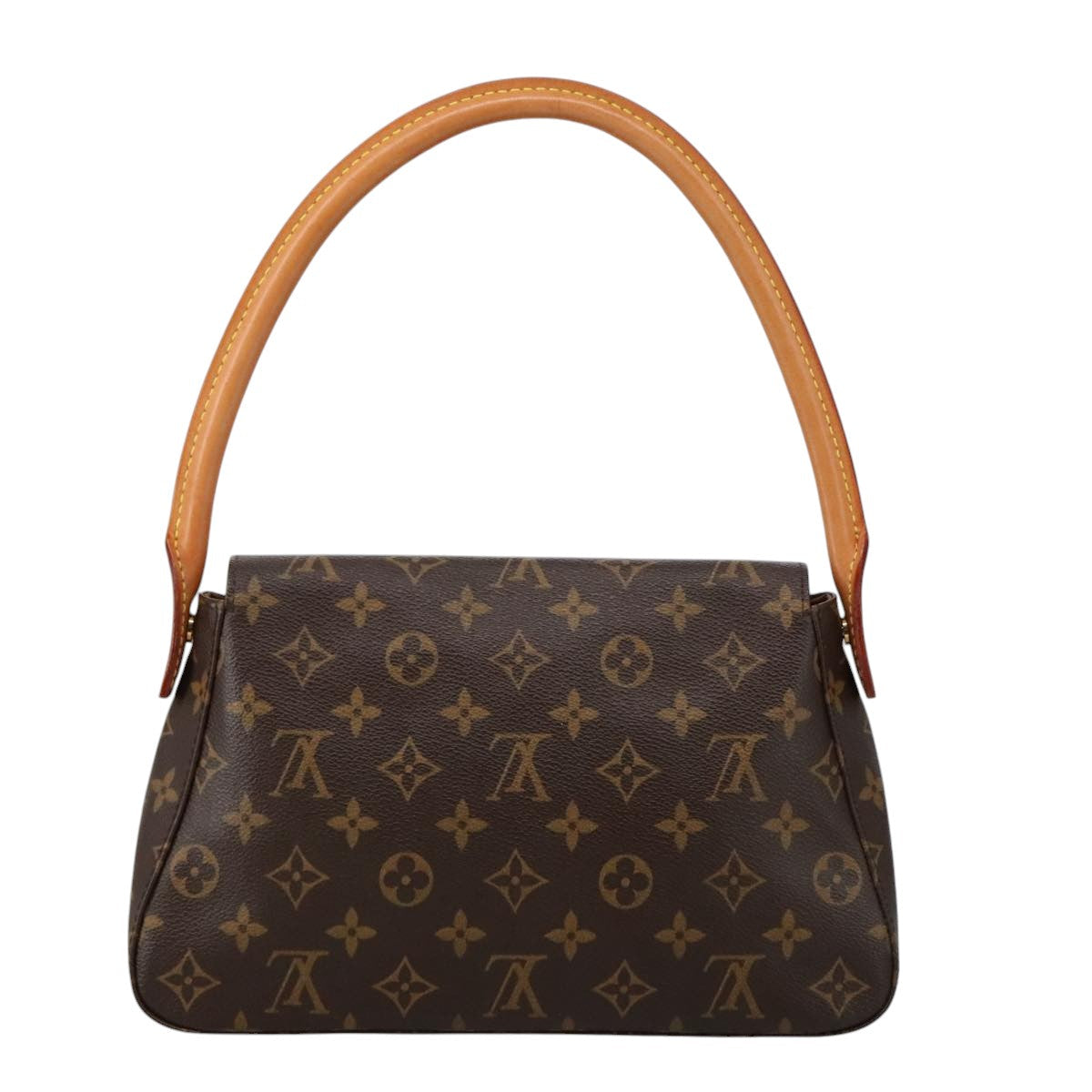 Louis Vuitton Mini Looping Brown Canvas Shoulder Bag