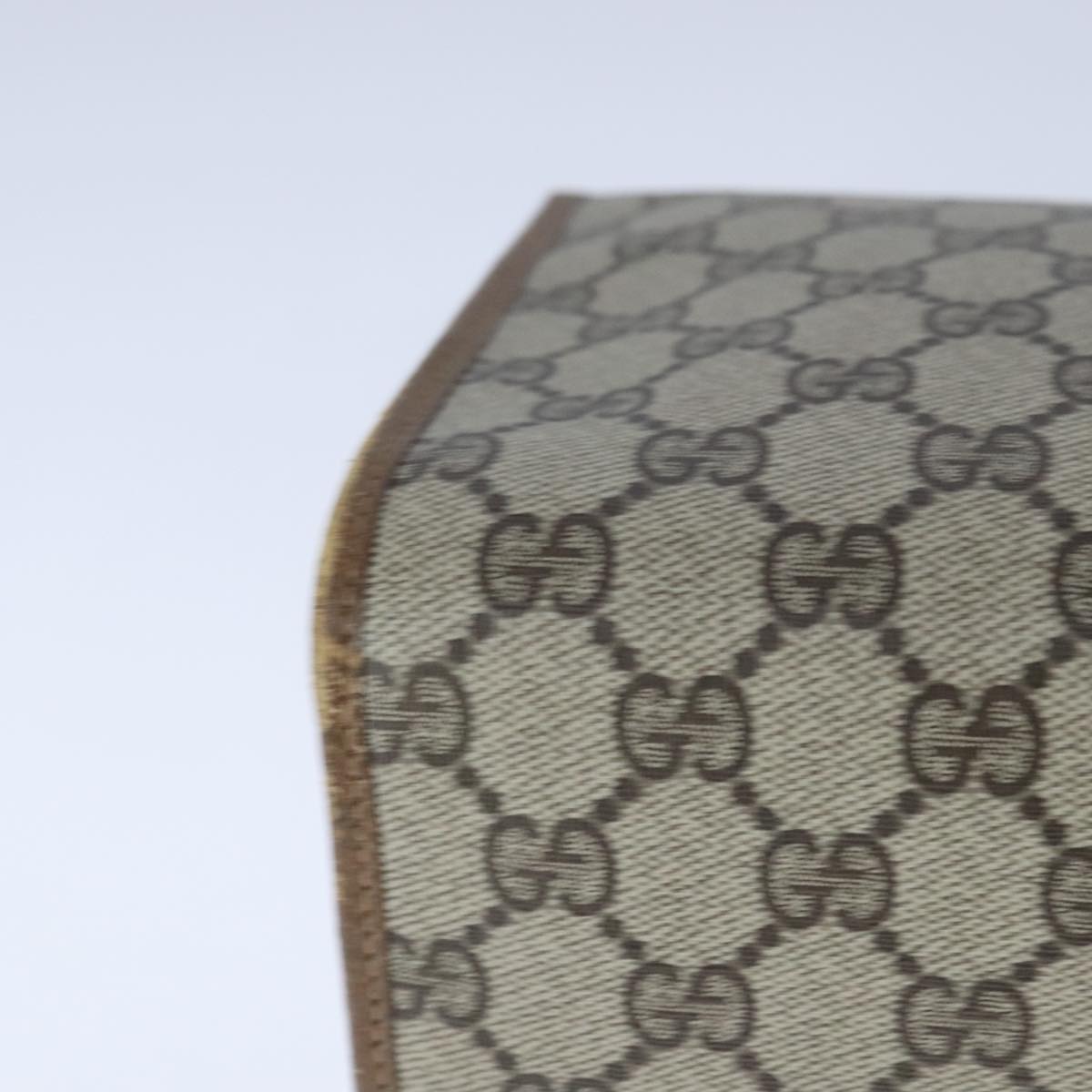 Gucci Sherry Beige Canvas Clutch Bag