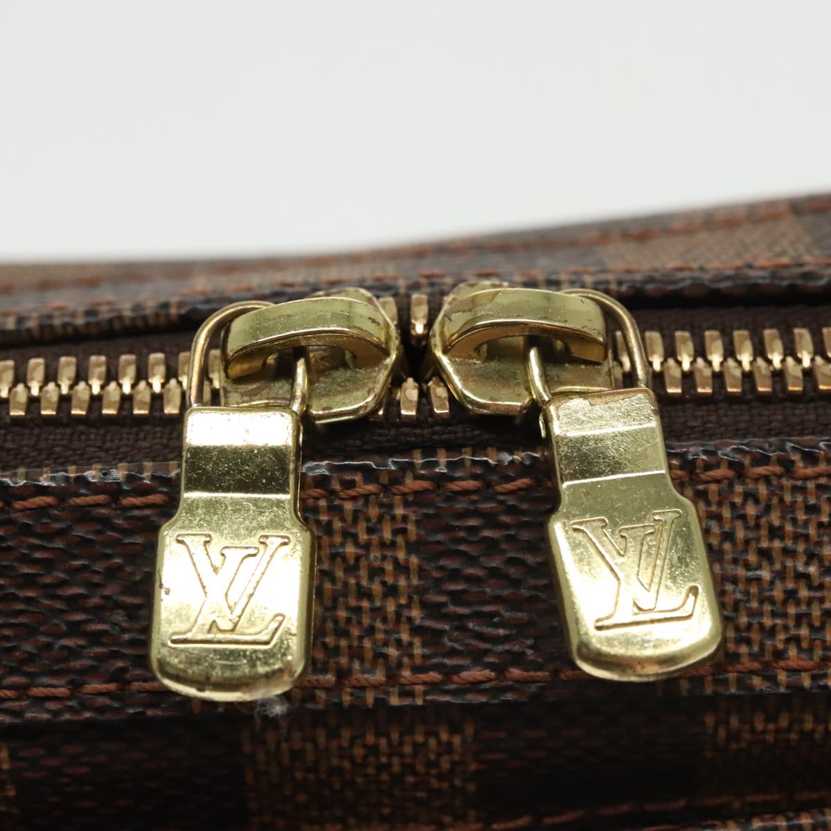 Louis Vuitton Geronimos Brown Canvas Shoulder Bag