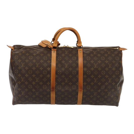 Louis Vuitton Keepall 60 Brown Canvas Travel Bag