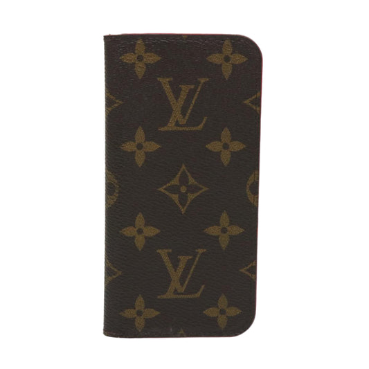 Louis Vuitton Iphone Case Brown Canvas Phone Jewelry ()