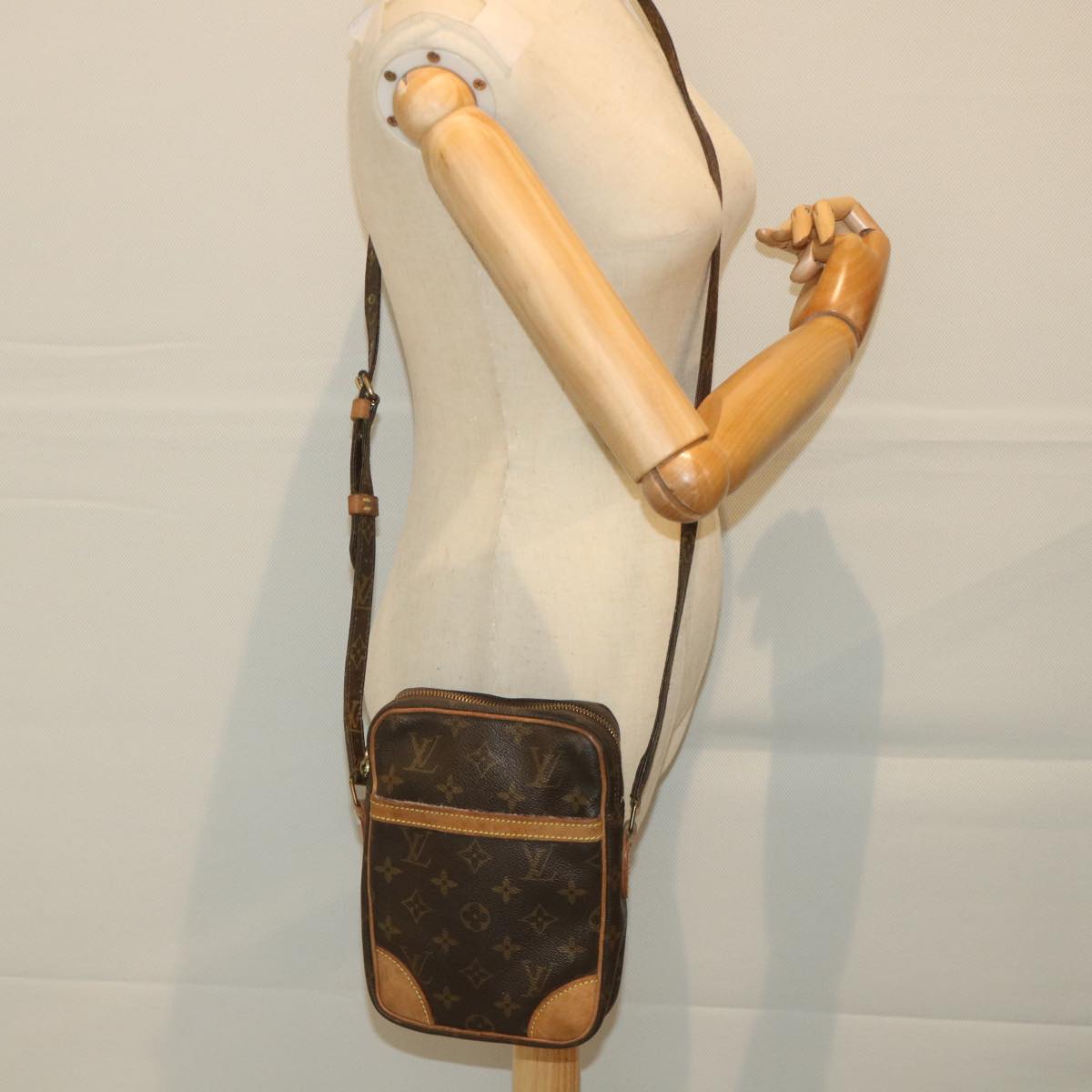 Louis Vuitton Danube Brown Canvas Shoulder Bag
