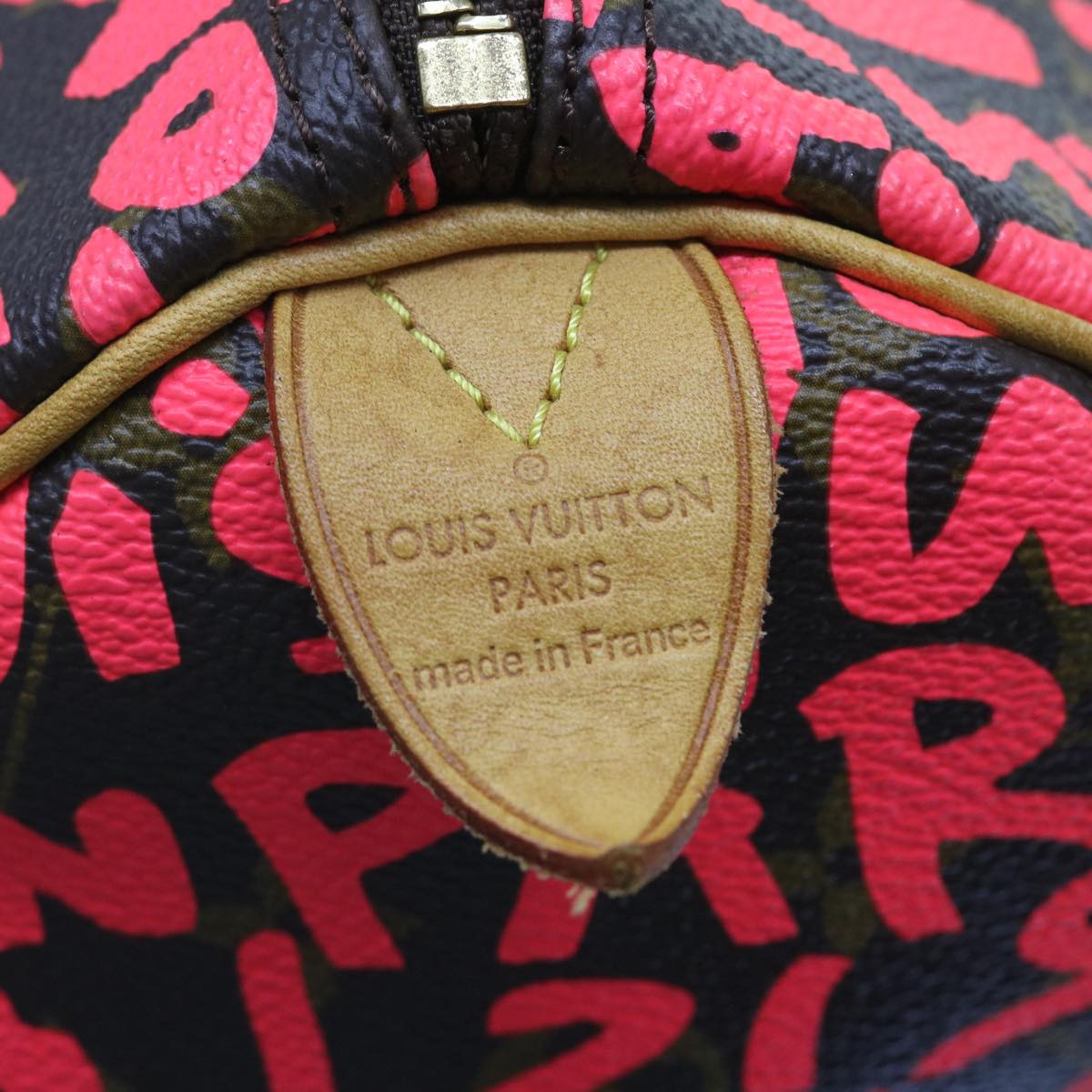 Louis Vuitton Speedy 30 Pink Canvas Handbag