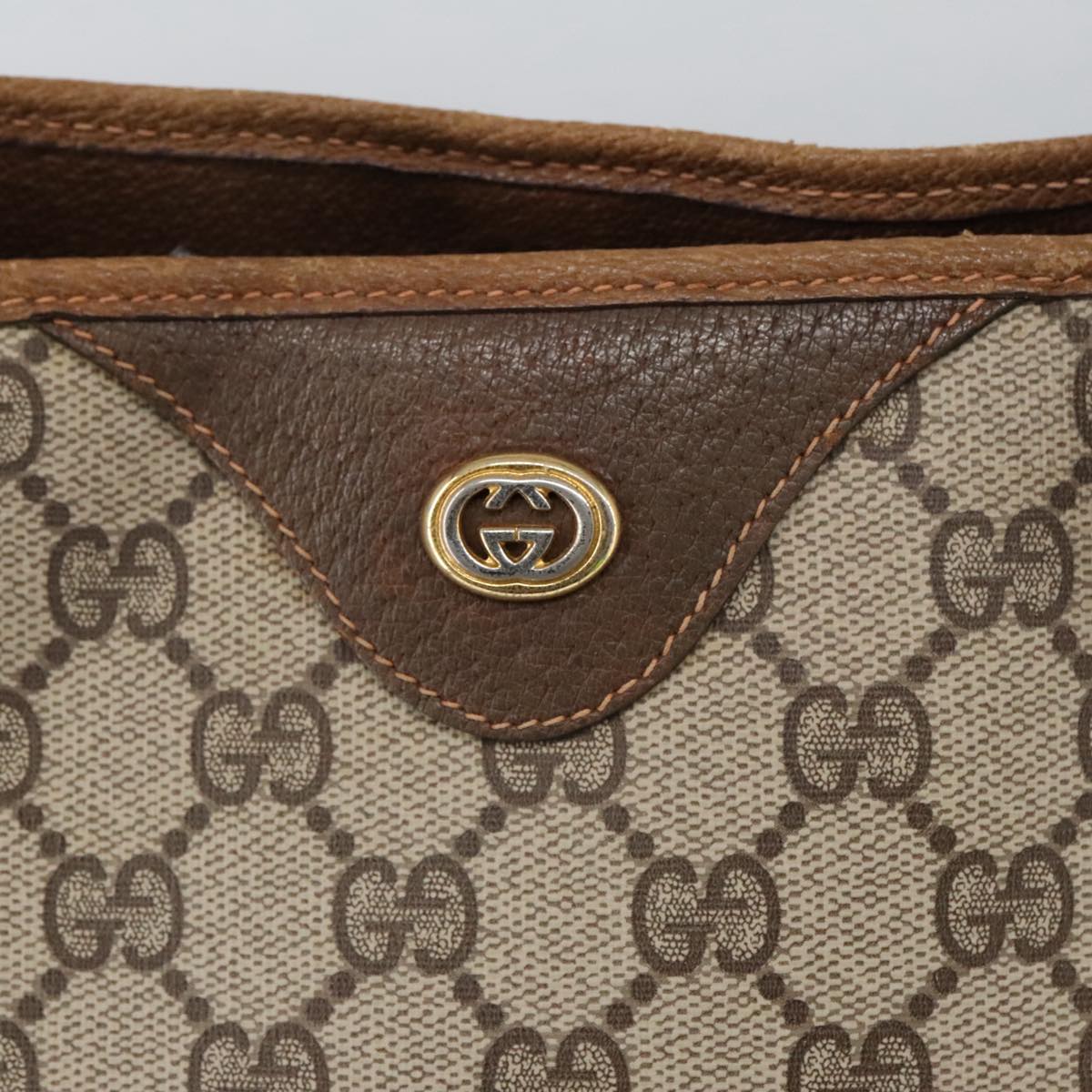 Gucci Cabas Beige Canvas Tote Bag