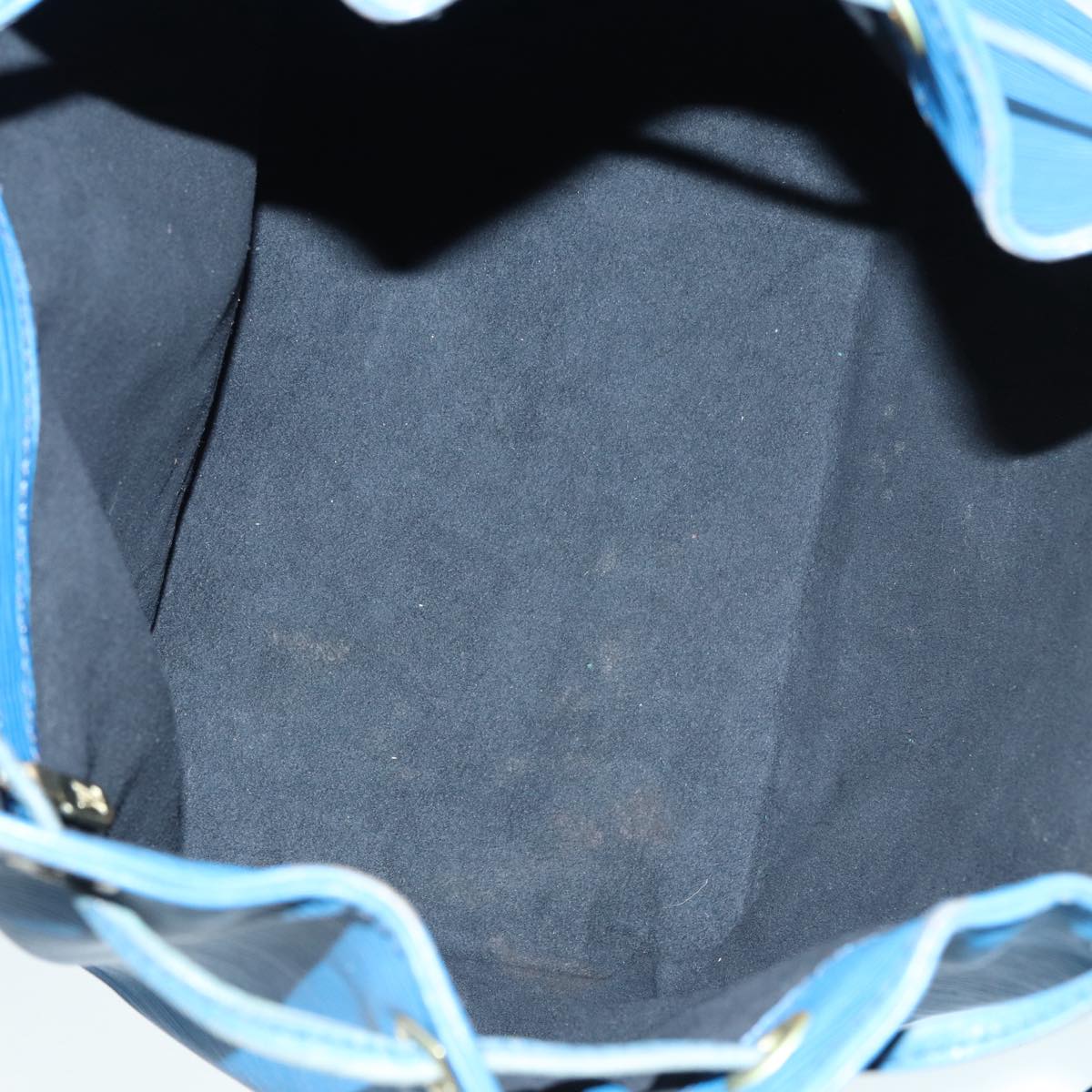 Louis Vuitton Noe Blue Calfskin Shoulder Bag