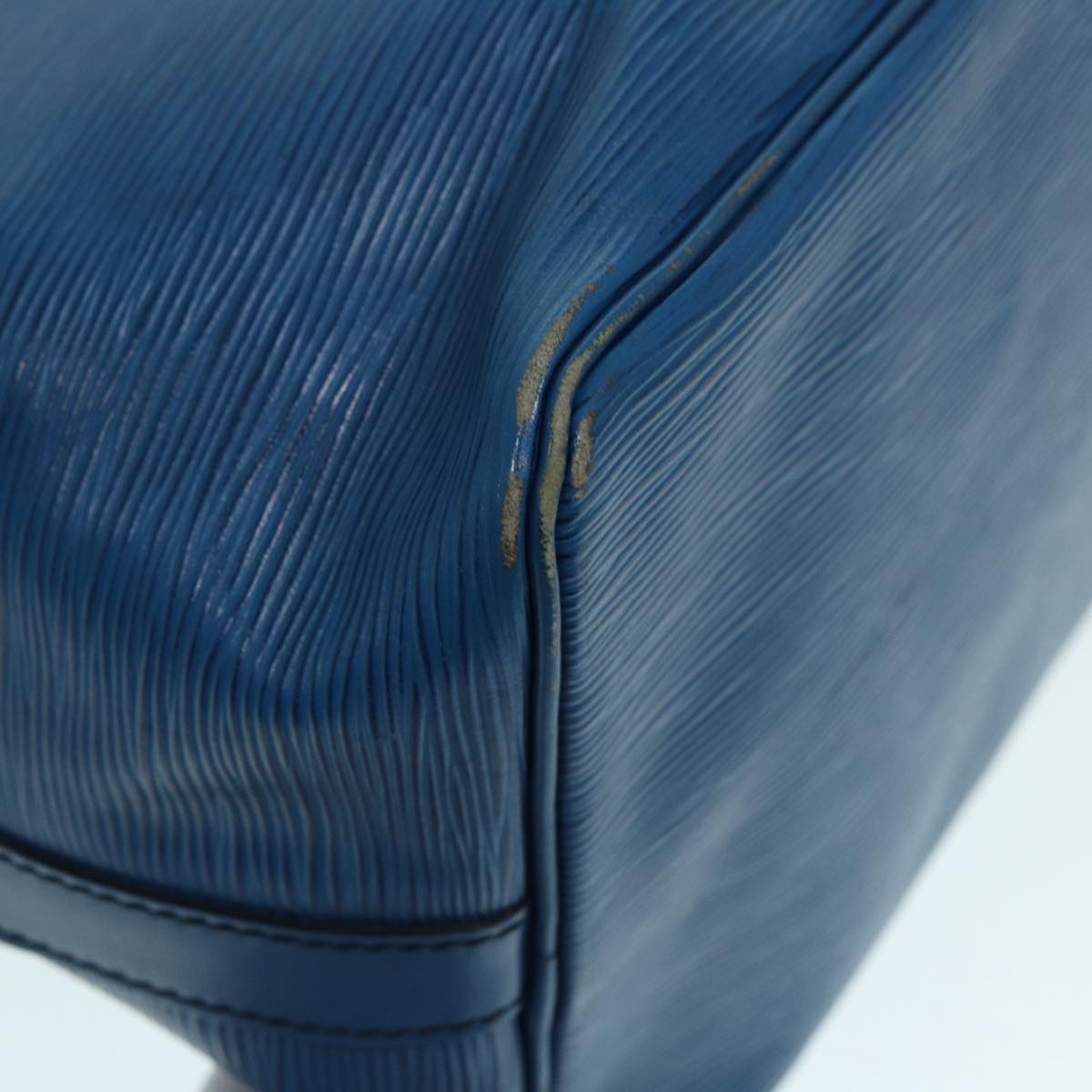 Louis Vuitton Noe Blue Calfskin Shoulder Bag