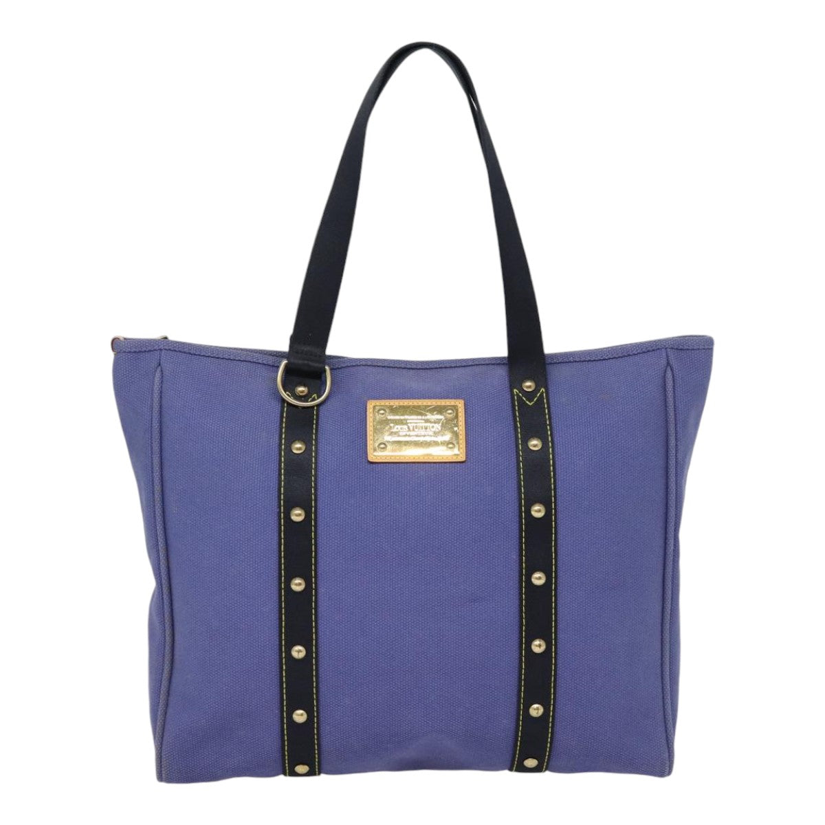 Louis Vuitton Antigua Navy Canvas Tote Bag