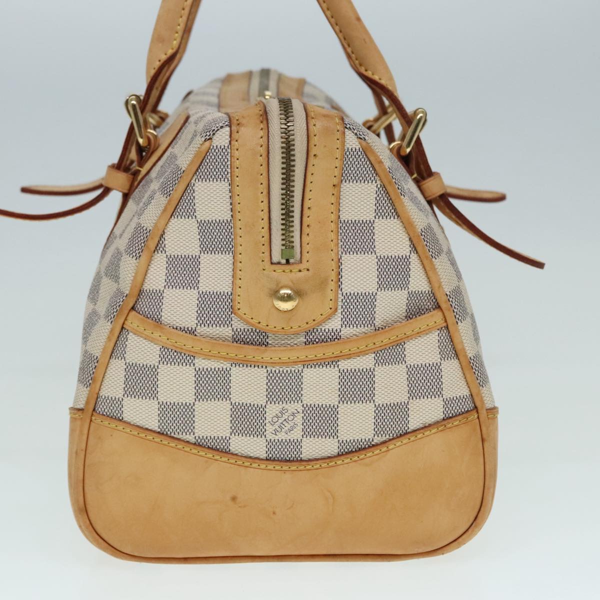 Louis Vuitton Berkley White Canvas Handbag