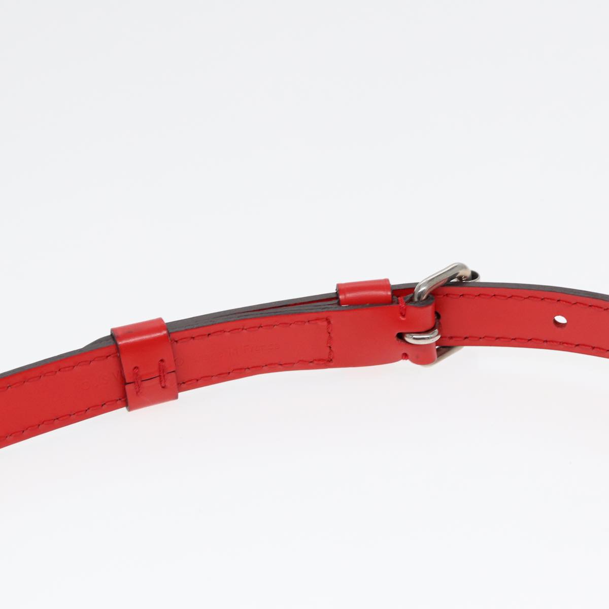Louis Vuitton Shoulder Strap Red Leather Bag Jewelry