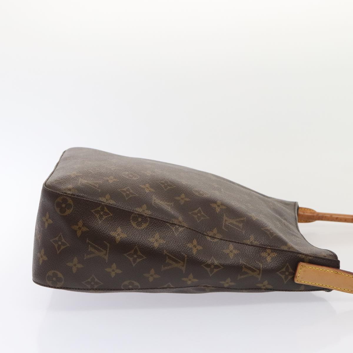 Louis Vuitton Looping Gm Brown Canvas Shoulder Bag