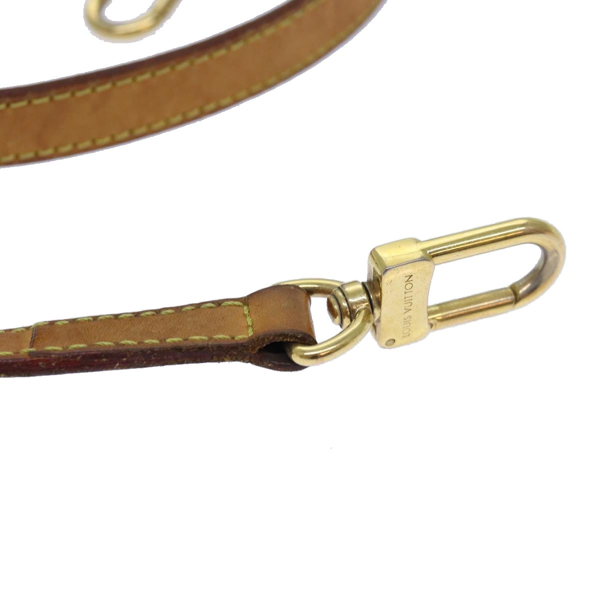 Louis Vuitton Bandoulière De Sac Beige Leather Bag Jewelry