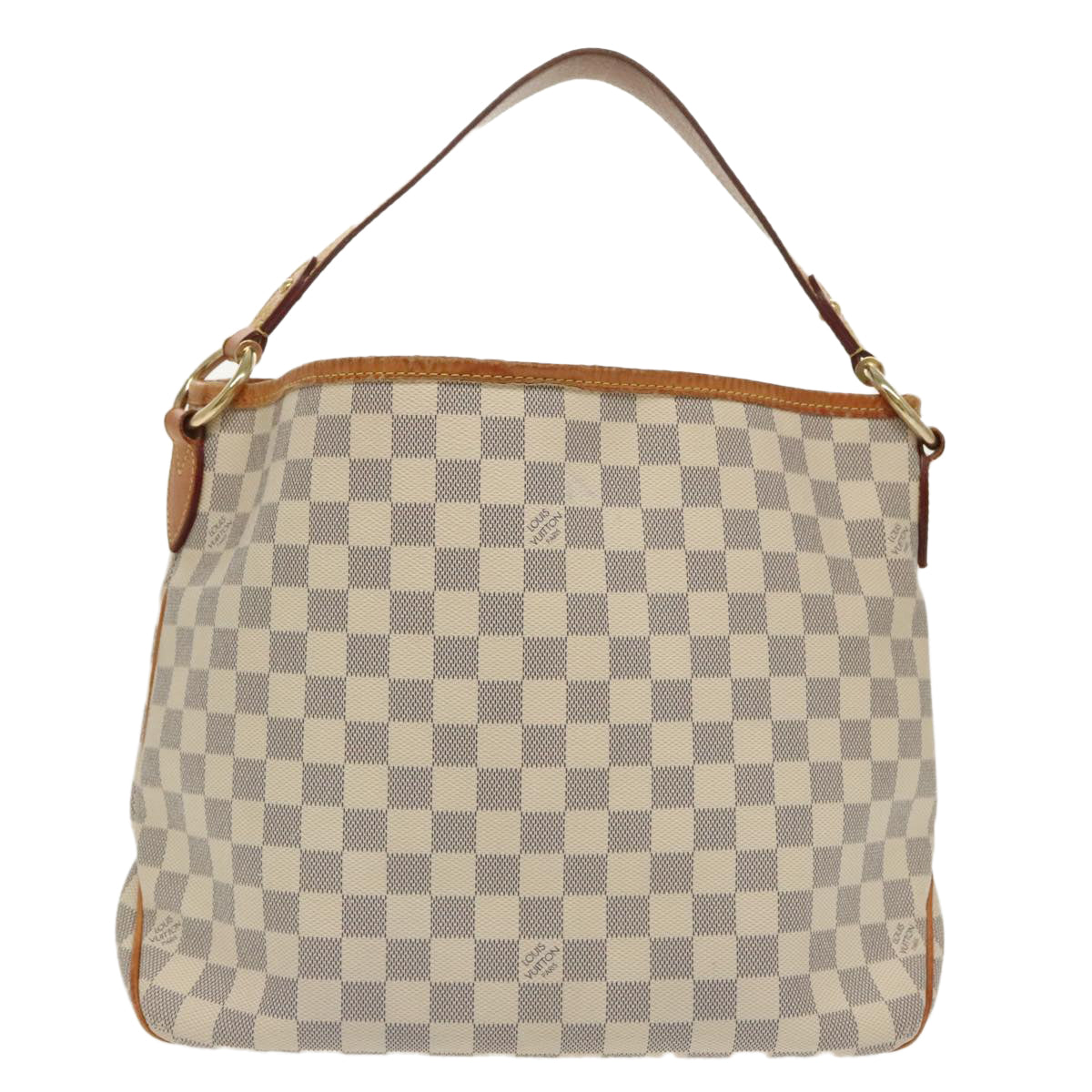 Louis Vuitton Delightfull Pm White Canvas Shoulder Bag