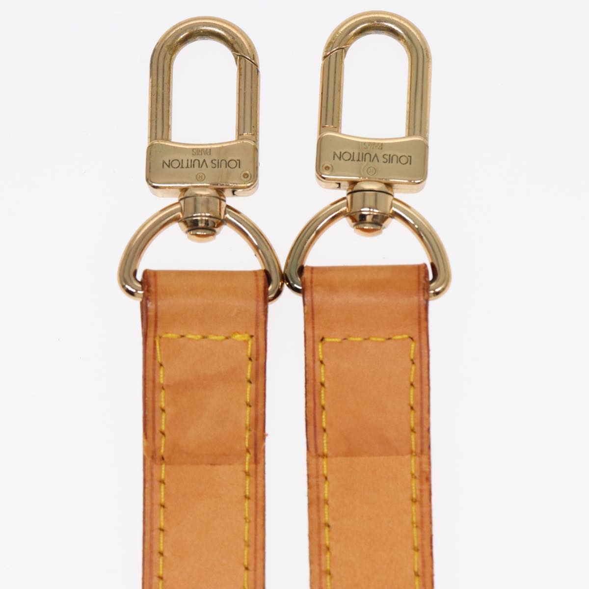 Louis Vuitton Bandoulière De Sac Beige Leather Bag Jewelry