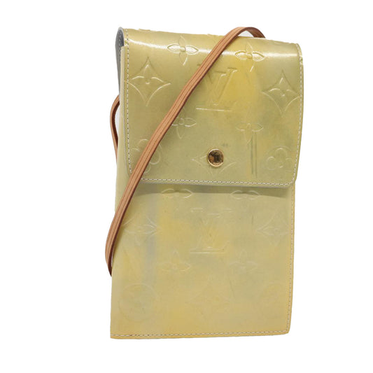 Louis Vuitton Walker Yellow Patent Leather Wallet
