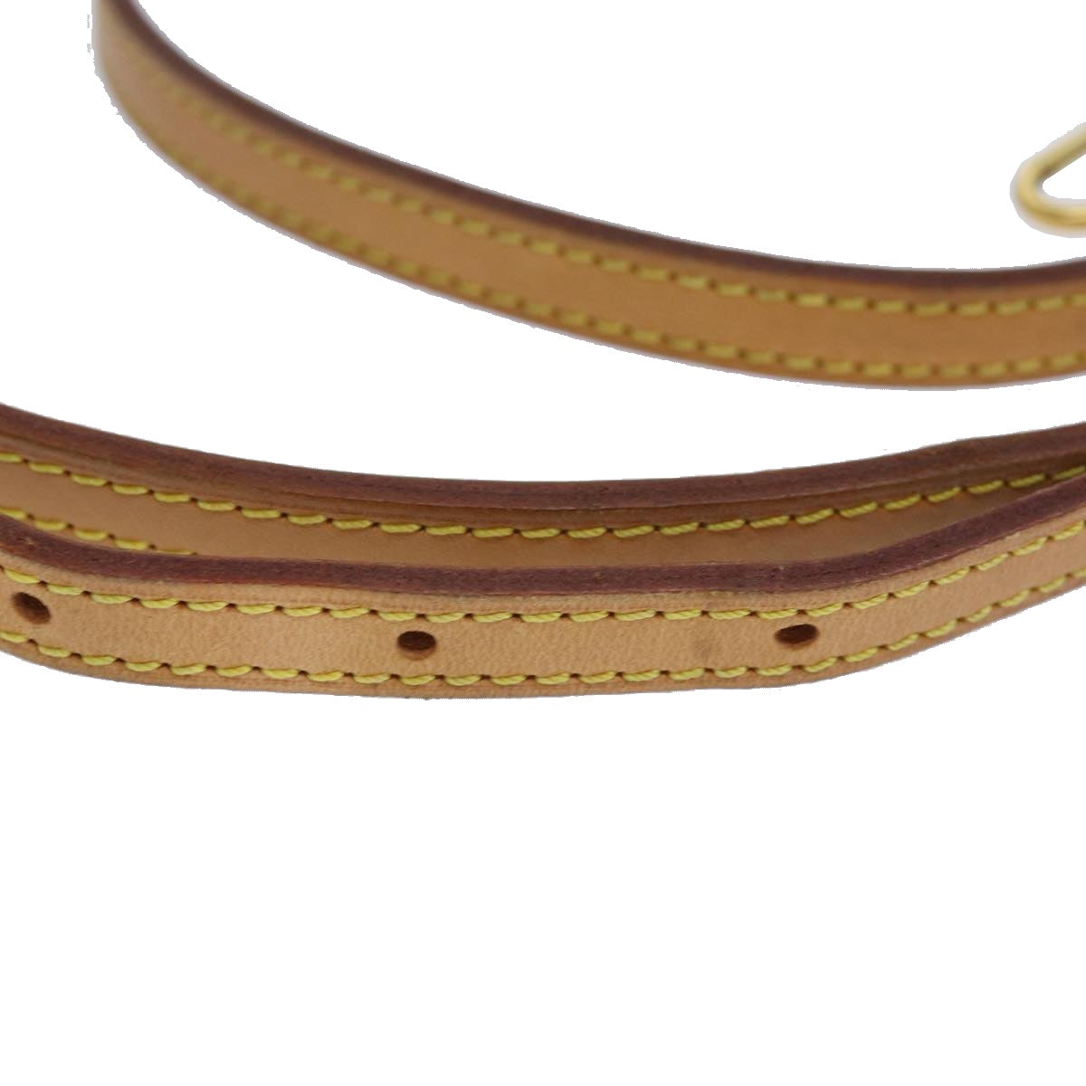 Louis Vuitton Bandoulière De Sac Beige Leather Bag Jewelry