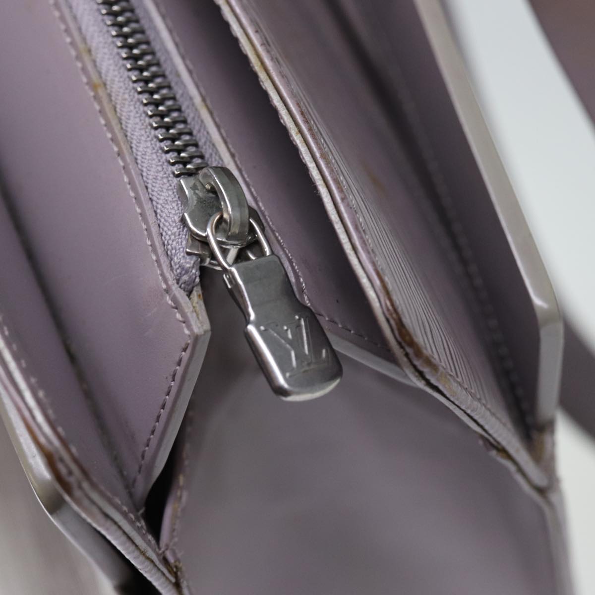 Louis Vuitton Croisette Purple Leather Tote Bag