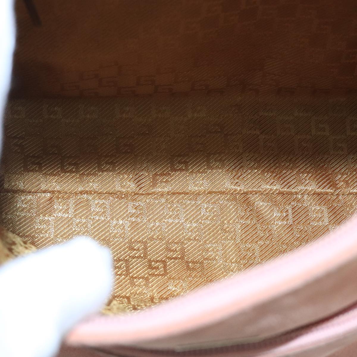 Gucci Hobo Pink Suede Handbag
