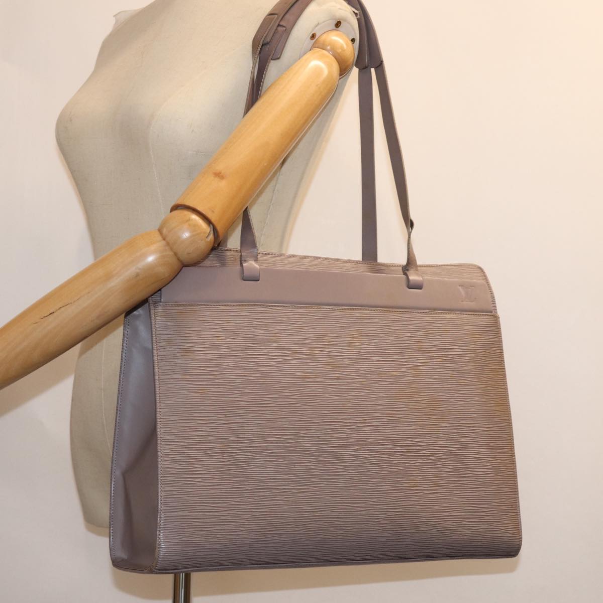 Louis Vuitton Croisette Purple Leather Tote Bag