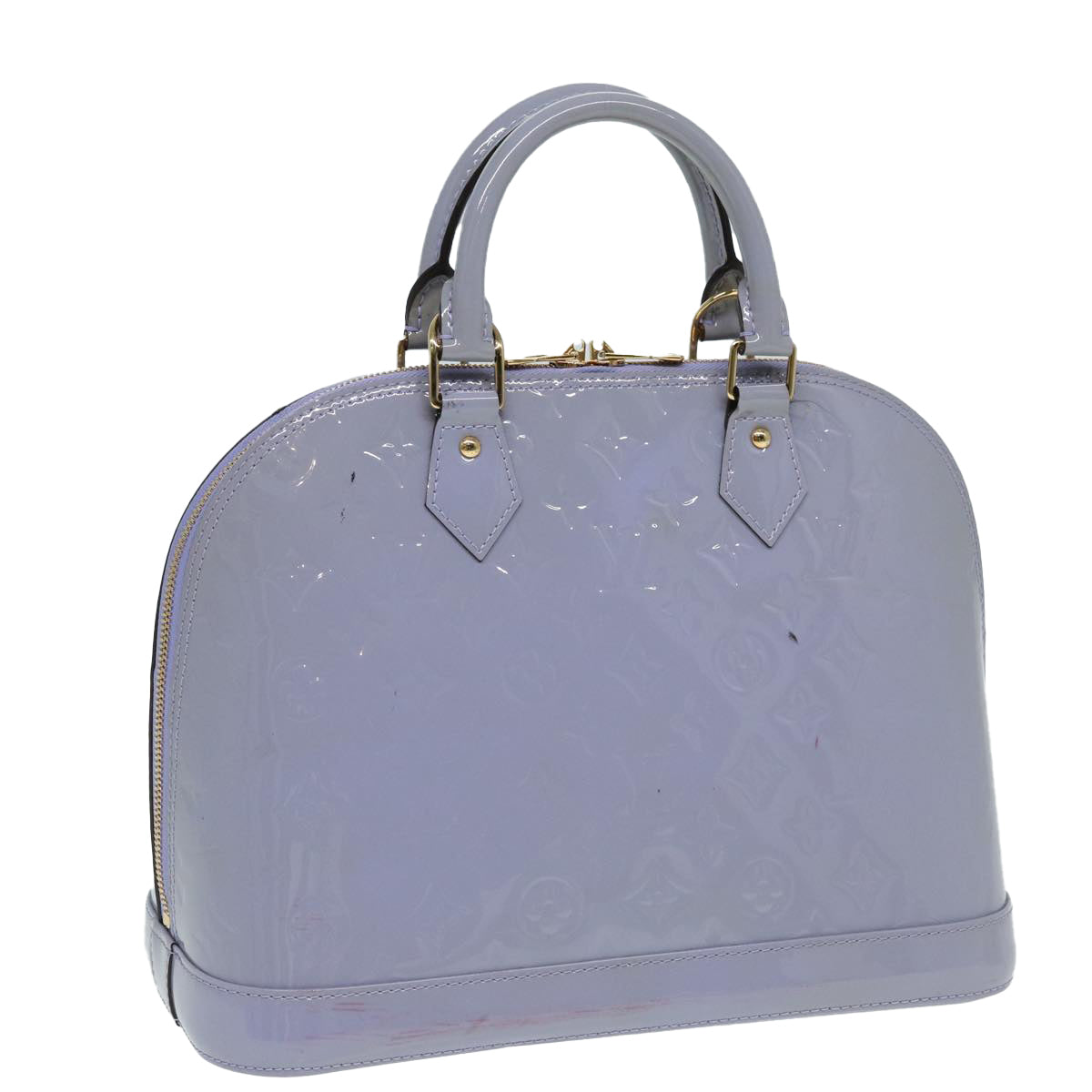 Louis Vuitton Alma Black Patent Leather Handbag