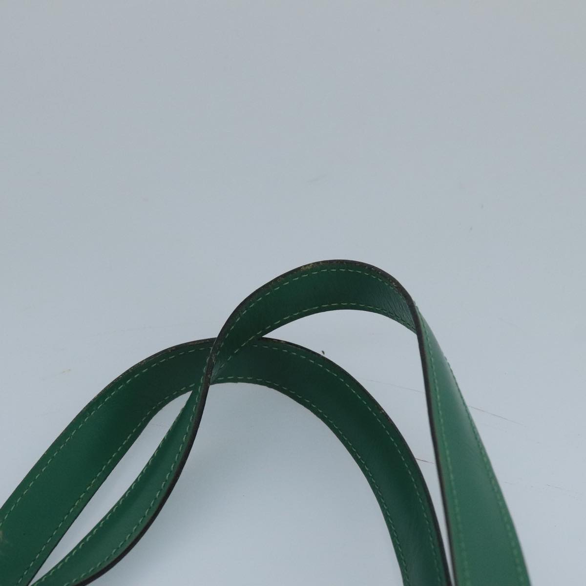 Louis Vuitton Saint Jacques Green Leather Shoulder Bag