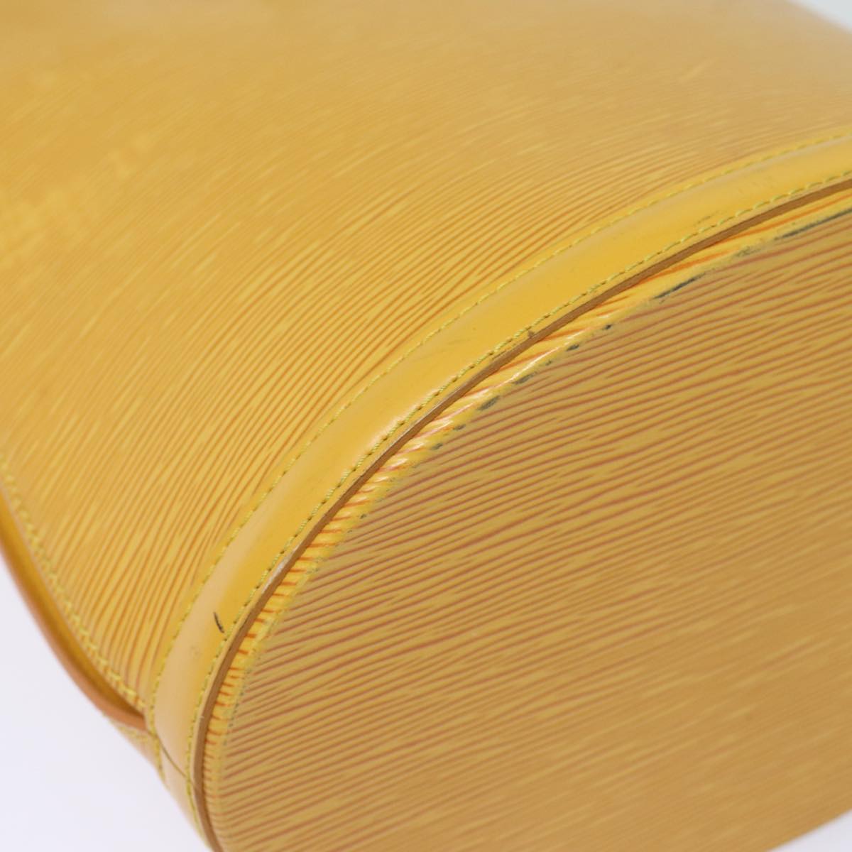 Louis Vuitton Cluny Yellow Leather Shoulder Bag