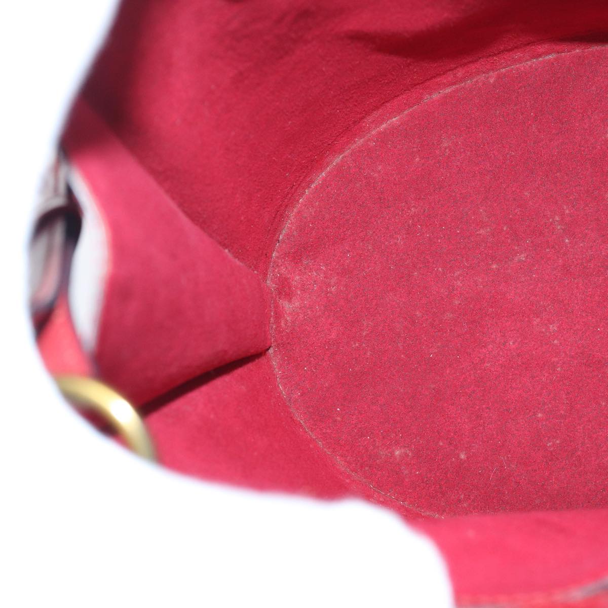 Louis Vuitton Cluny Red Leather Shoulder Bag