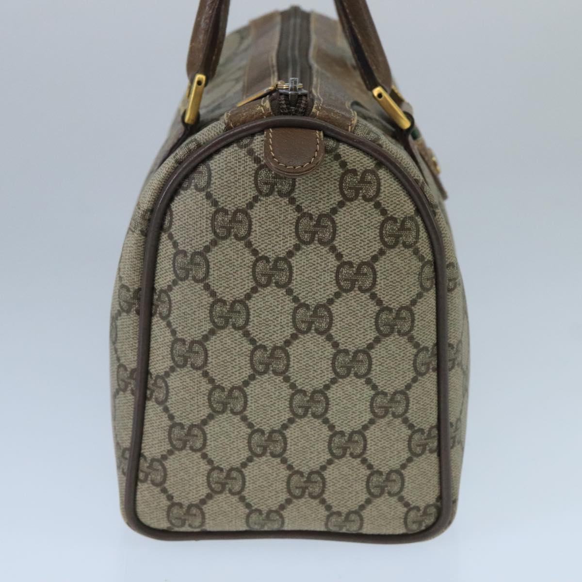 Gucci Gg Supreme Beige Canvas Travel Bag