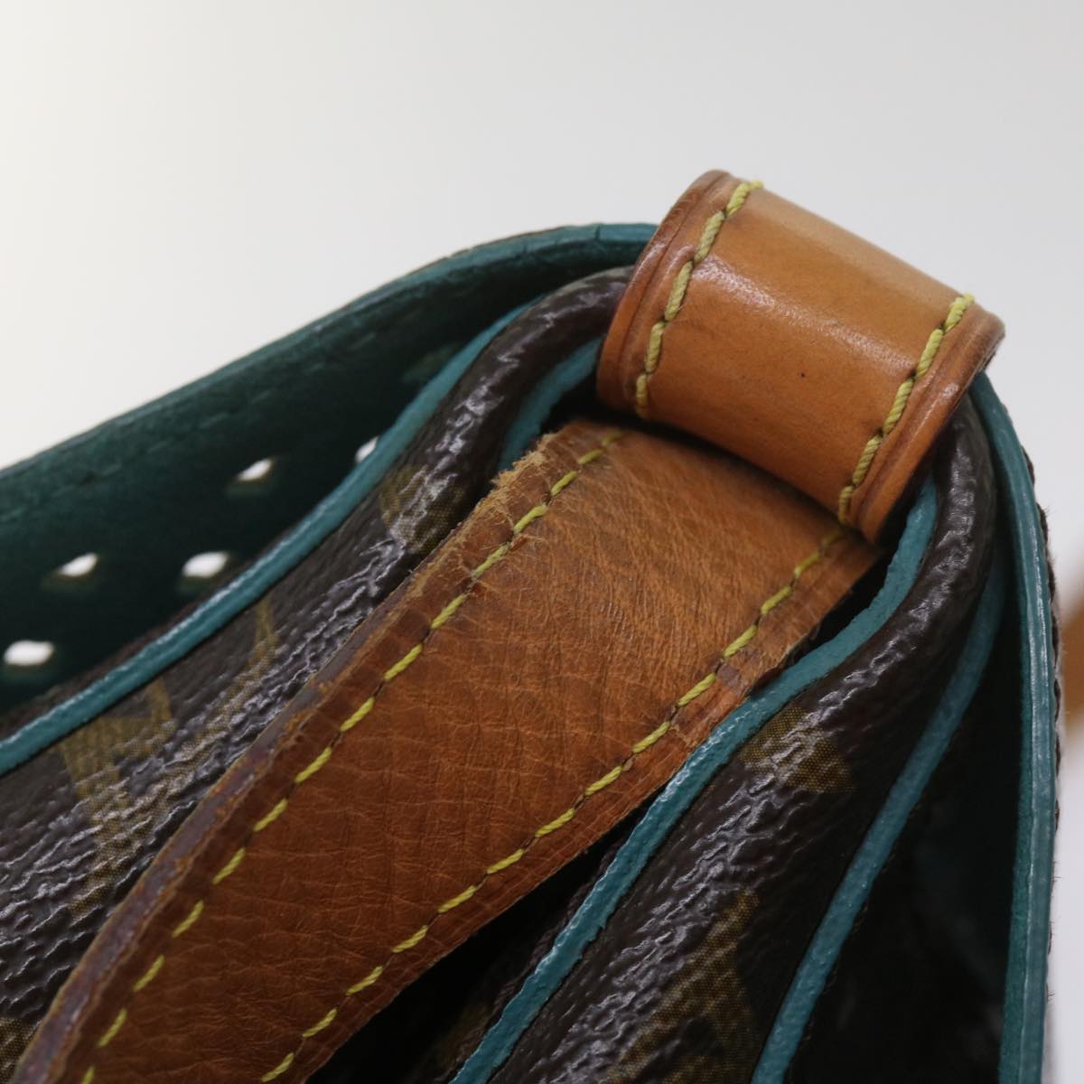 Louis Vuitton Brown Canvas Shoulder Bag