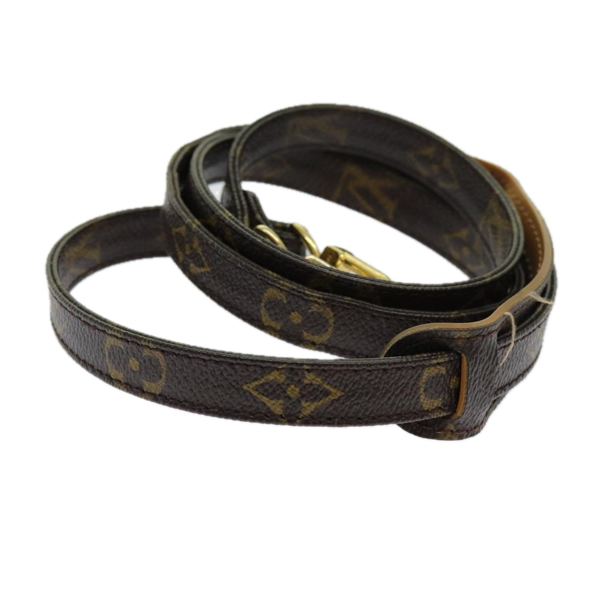 Louis Vuitton Shoulder Strap Brown Canvas Bag Jewelry