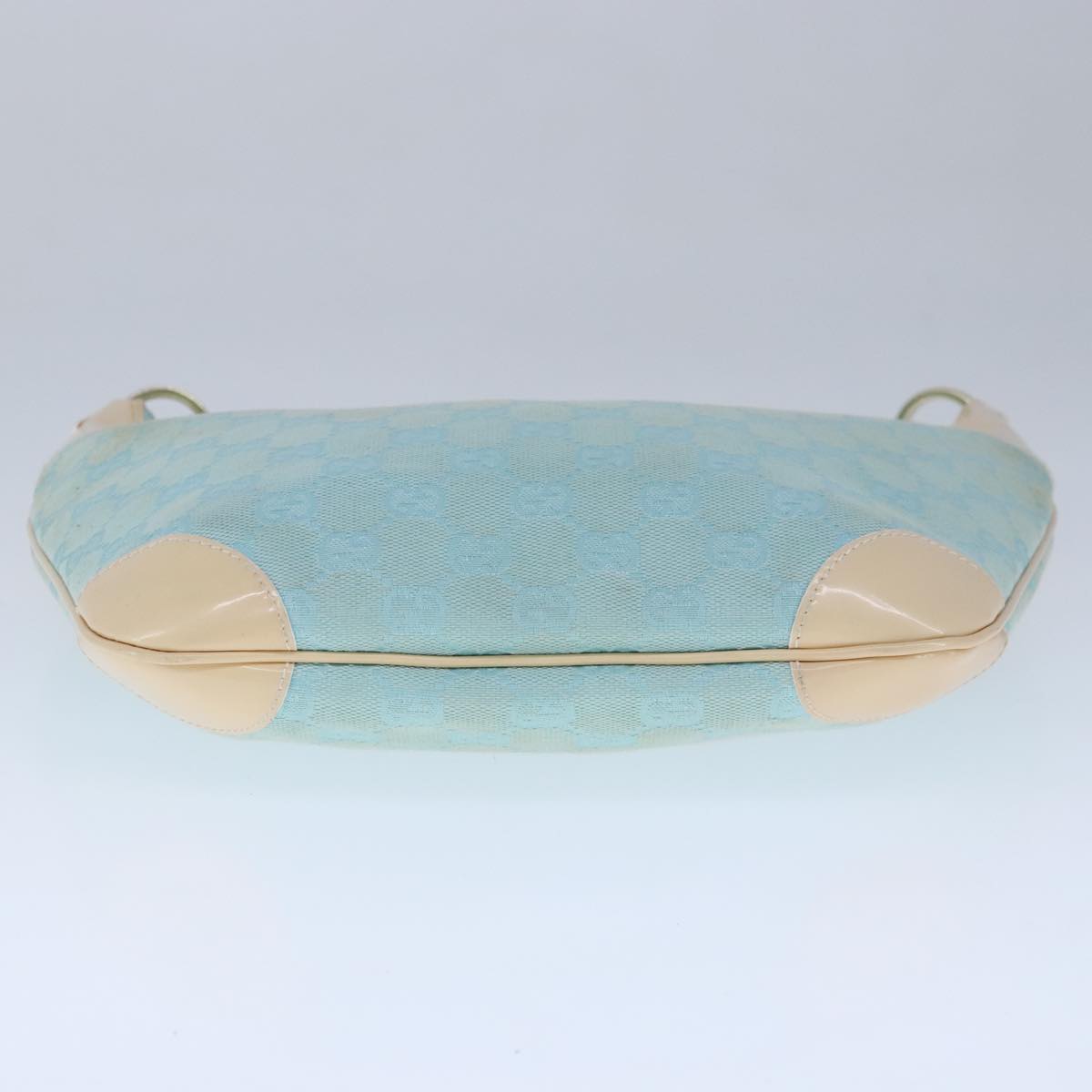Gucci Hobo Blue Canvas Shoulder Bag