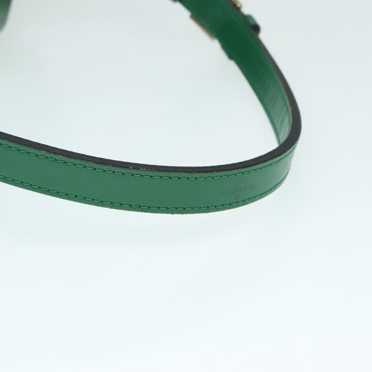 Louis Vuitton Noe Green Leather Shoulder Bag