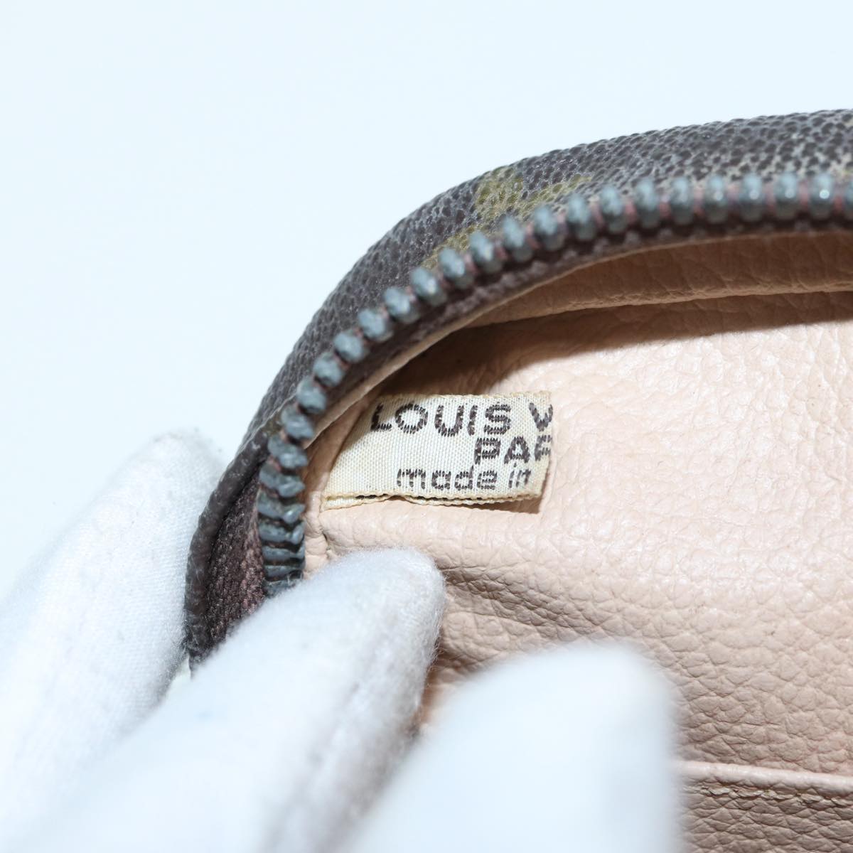 Louis Vuitton Trousse De Toilette Brown Canvas Clutch Bag