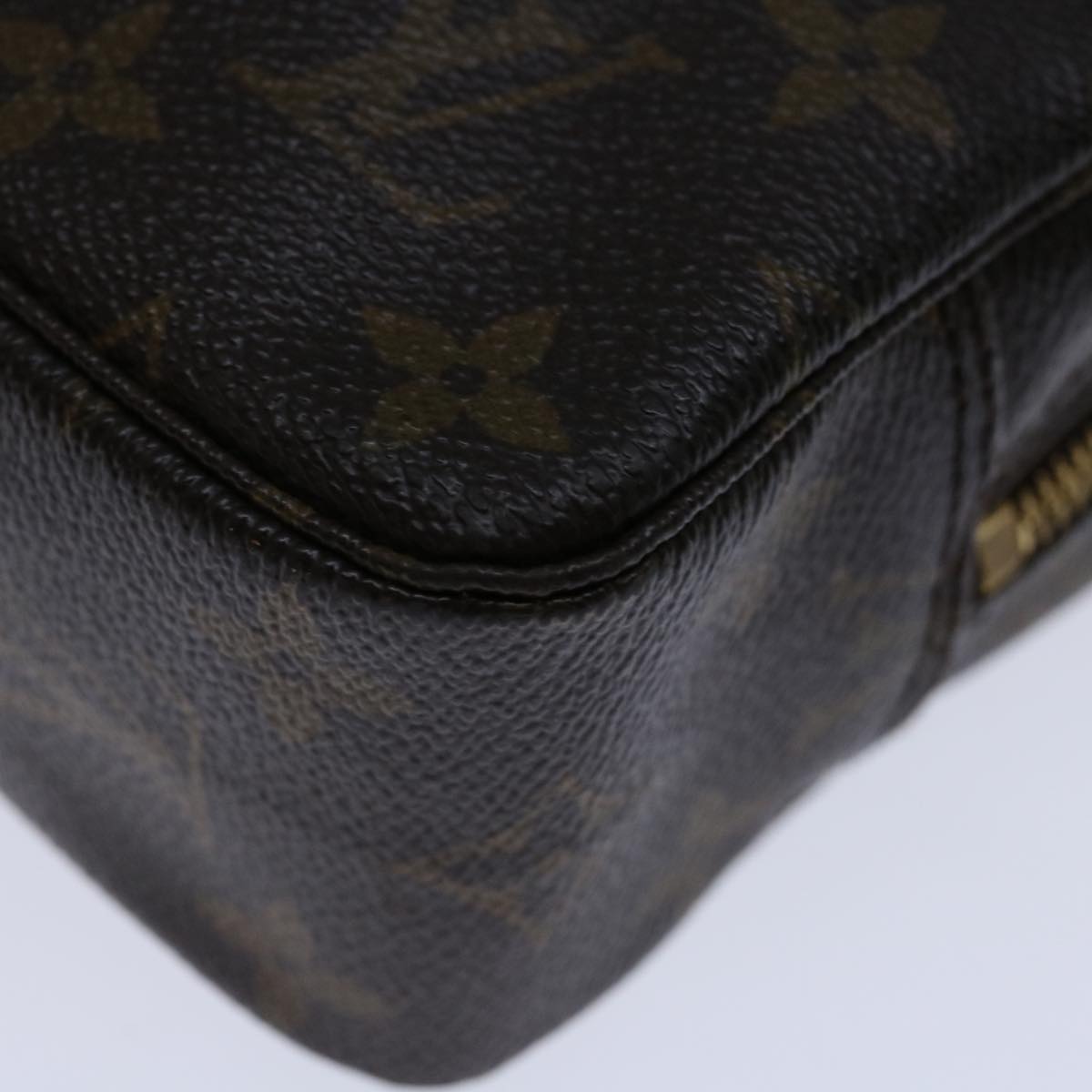 Louis Vuitton Trousse De Toilette Brown Canvas Clutch Bag