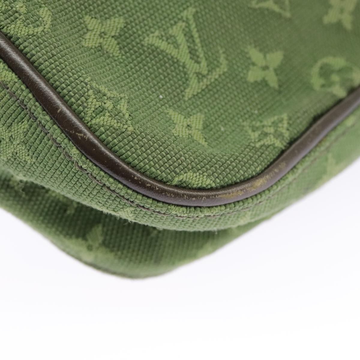 Louis Vuitton Juliette Khaki Canvas Shoulder Bag