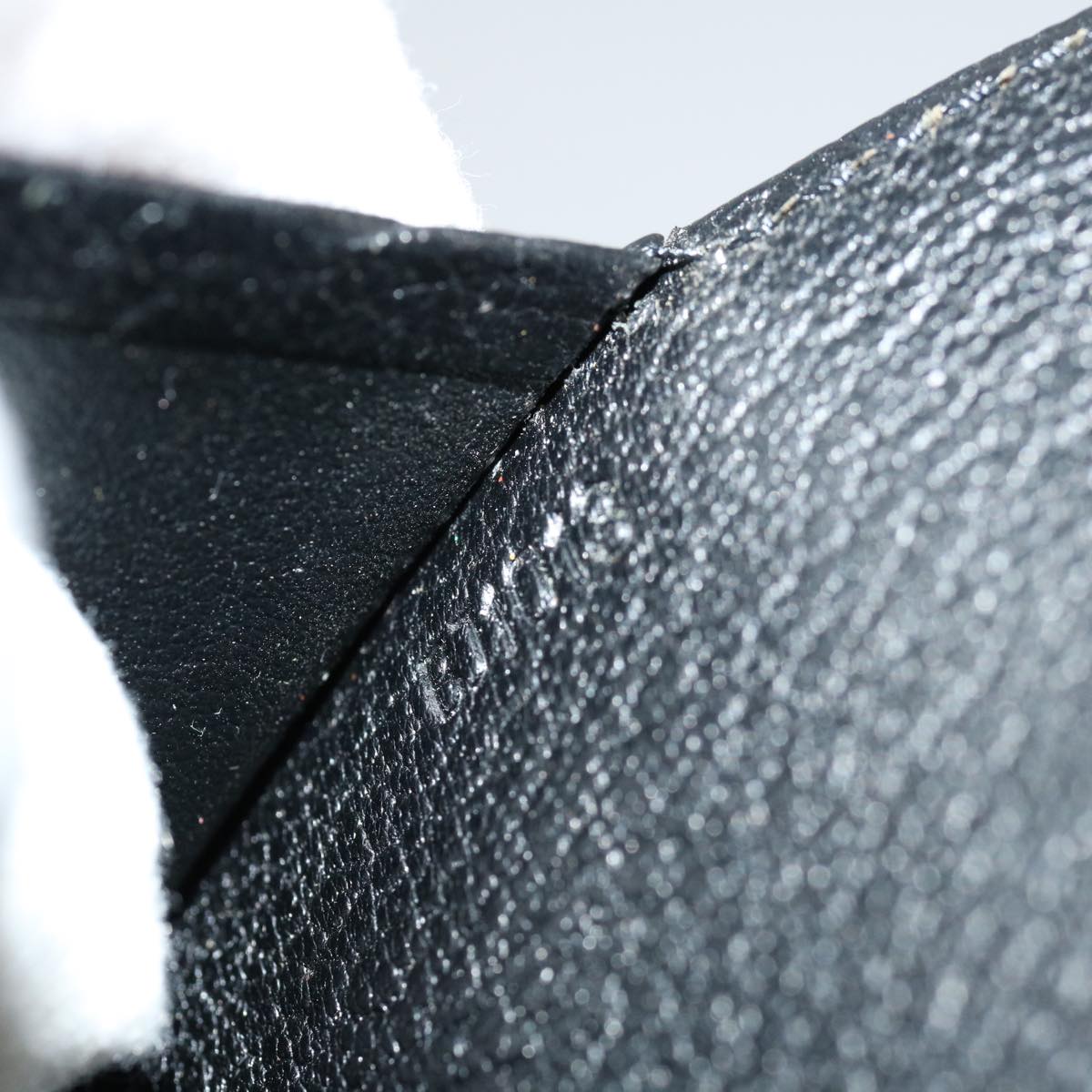 Louis Vuitton Agenda Mm Black Leather Wallet