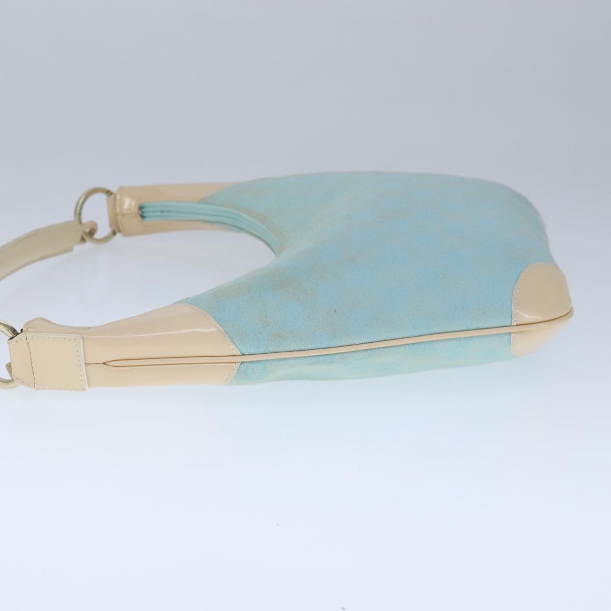 Gucci Hobo Blue Canvas Shoulder Bag