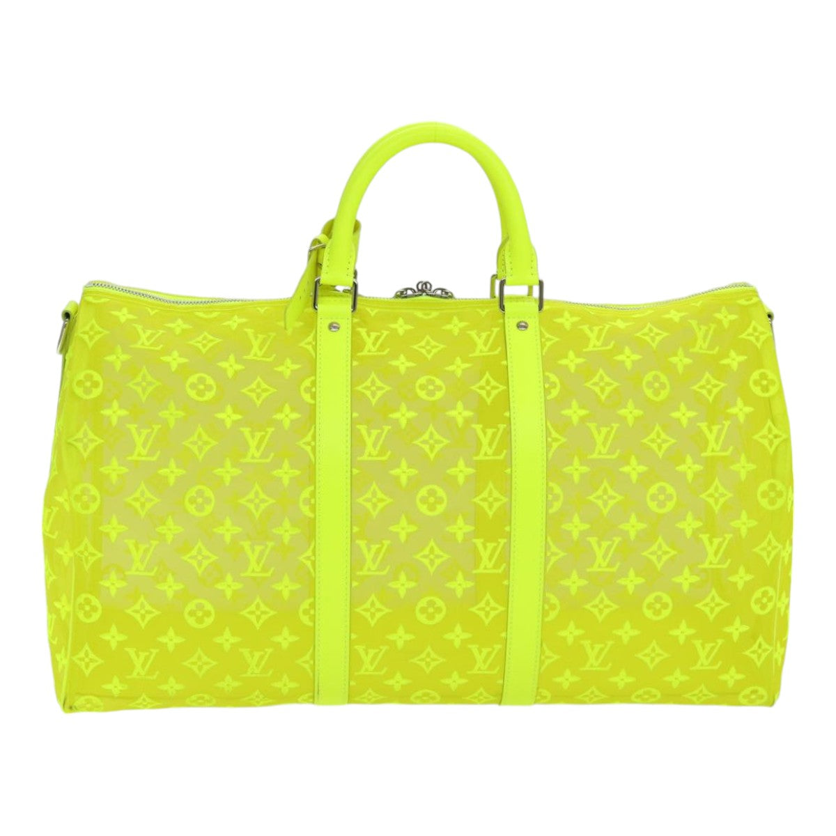 Louis Vuitton Keepall Bandouliere 50 Yellow Canvas Travel Bag